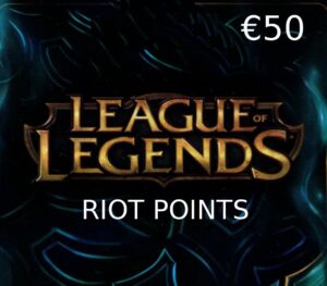 League of Legends 50 EUR Prepaid RP Card EU