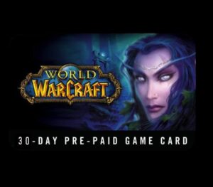 World of Warcraft 30 DAYS Pre-Paid Time Card EU