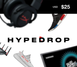 25$ HypeDrop Gift Card 25 USD Prepaid Code