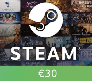 Steam Gift Card €30 EU Activation Code