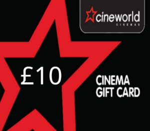 Cineworld Cinema £10.00 Gift Card UK