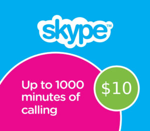 Skype Credit A$10 AU Prepaid Card