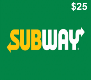 Subway $25 Gift Card US