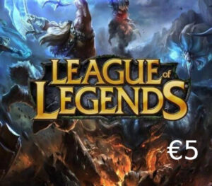 League of Legends 5 EUR Prepaid RP Card EU