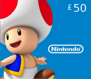 Nintendo eShop Prepaid Card £50 UK Key