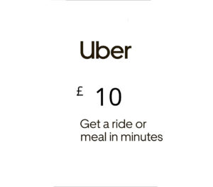 Uber £10 UK Gift Card