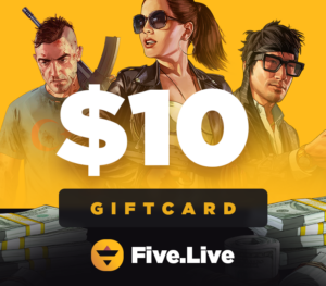 FiveLive $10 Gift Card