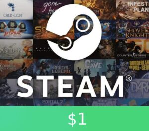 Steam Gift Card $1 Global Activation Code