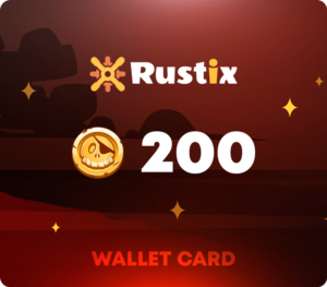 Rustix.io 2 USD Wallet Card Code