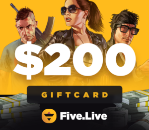 FiveLive $200 Gift Card