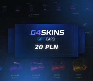 G4Skins.com Gift Card 20 PLN