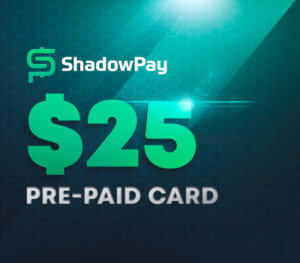 Shadowpay.com $25 Pre-paid Card