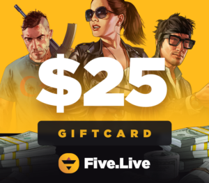 FiveLive $25 Gift Card