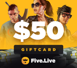 FiveLive $50 Gift Card