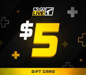 CSGOLive 5 USD Gift Card