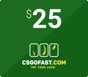 CSGOFAST 25 Fast Coins Gift Card