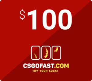 CSGOFAST 100 Fast Coins Gift Card