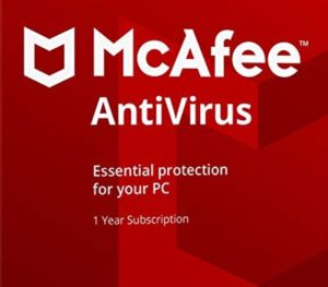 McAfee AntiVirus 2020 (1 Year / 1 PC)