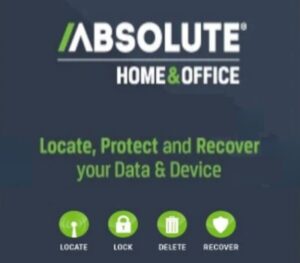 Absolute Standard Home & Office (Locate, Protect and Recover your Data & Device) Key (1 Year / 1 Device)