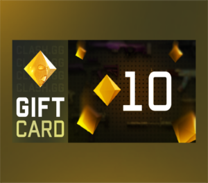 Clash.gg 10 Gem Gift Card