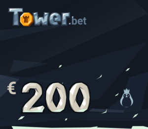 Tower.bet 200 EUR in BTC Gift Card