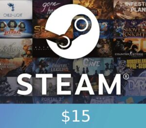 Steam Gift Card $15 Global Activation Code