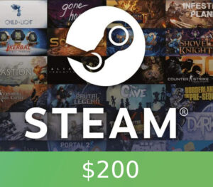 Steam Gift Card $200 HKD HK Activation Code