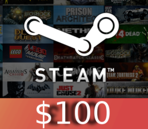 Steam Gift Card $100 HKD HK Activation Code