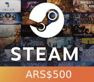 Steam Wallet Card ARS$500 Global Activation Code