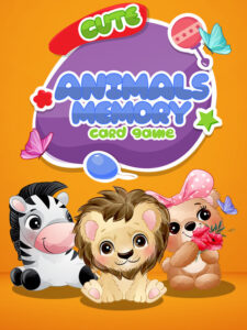 Cute animals memory card game Steam CD Key