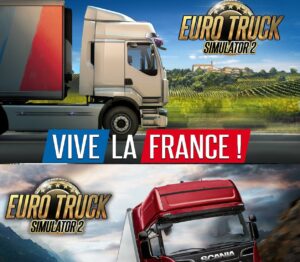 Euro Truck Simulator 2 + Vive la France DLC Bundle Steam CD Key