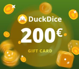 DuckDice.io 200 EUR in BTC Gift Card