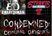 Binary Domain + Condemned + Streets of Rage 2 Steam CD Key