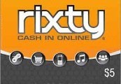 Rixty $5 Prepaid Card GLOBAL