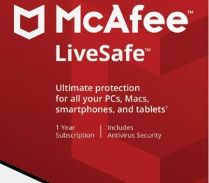 McAfee LiveSafe 2023 Key (1 Year / 1 Device)