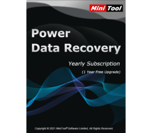 MiniTool Power Data Recovery Yearly Subscription (1 Year / 1 PC)