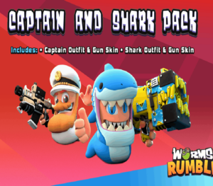 Worms Rumble - Captain & Shark Double Pack DLC Steam CD Key