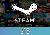 Steam Wallet Card $15 Global Activation Code