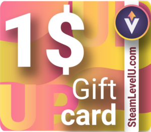 SteamLevelU 1 USD Gift Card