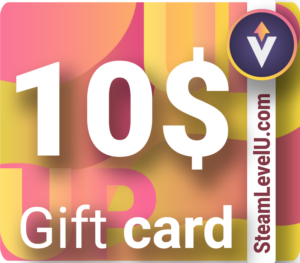 SteamLevelU 10 USD Gift Card