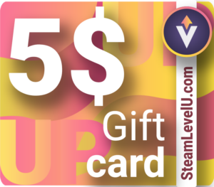 SteamLevelU 5 USD Gift Card