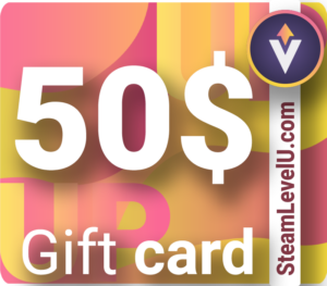 SteamLevelU 50 USD Gift Card