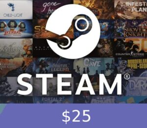 Steam Gift Card $25 CAD Global Activation Code