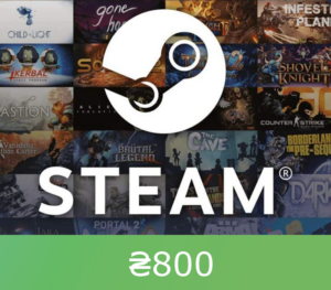 Steam Gift Card ₴800 UAH Global Activation Code