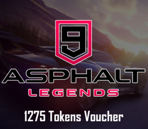 Asphalt 9: Legends - 1275 Tokens Reidos Voucher