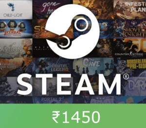 Steam Gift Card ₹1450 INR Global Activation Code