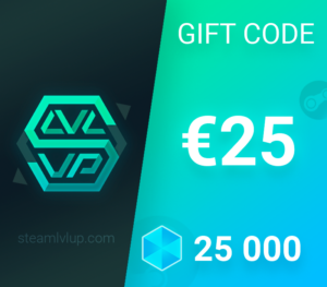 SteamlvlUP €25 Gift Code