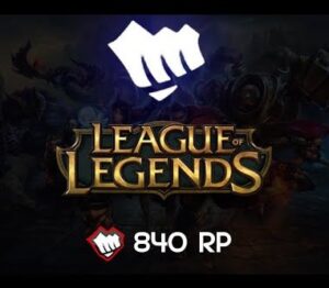 League of Legends 840 RP Prepaid Card TR