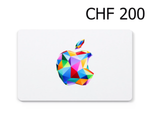 Apple 200 CHF Gift Card CH