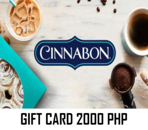 Cinnabon ₱2000 PH Gift Card